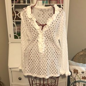 Anne Fontaine Blouse White - Size 44 (US 12)